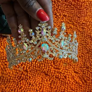 Jewel (Aurora Borealis) Crown fit for a Queen (one size fits all)